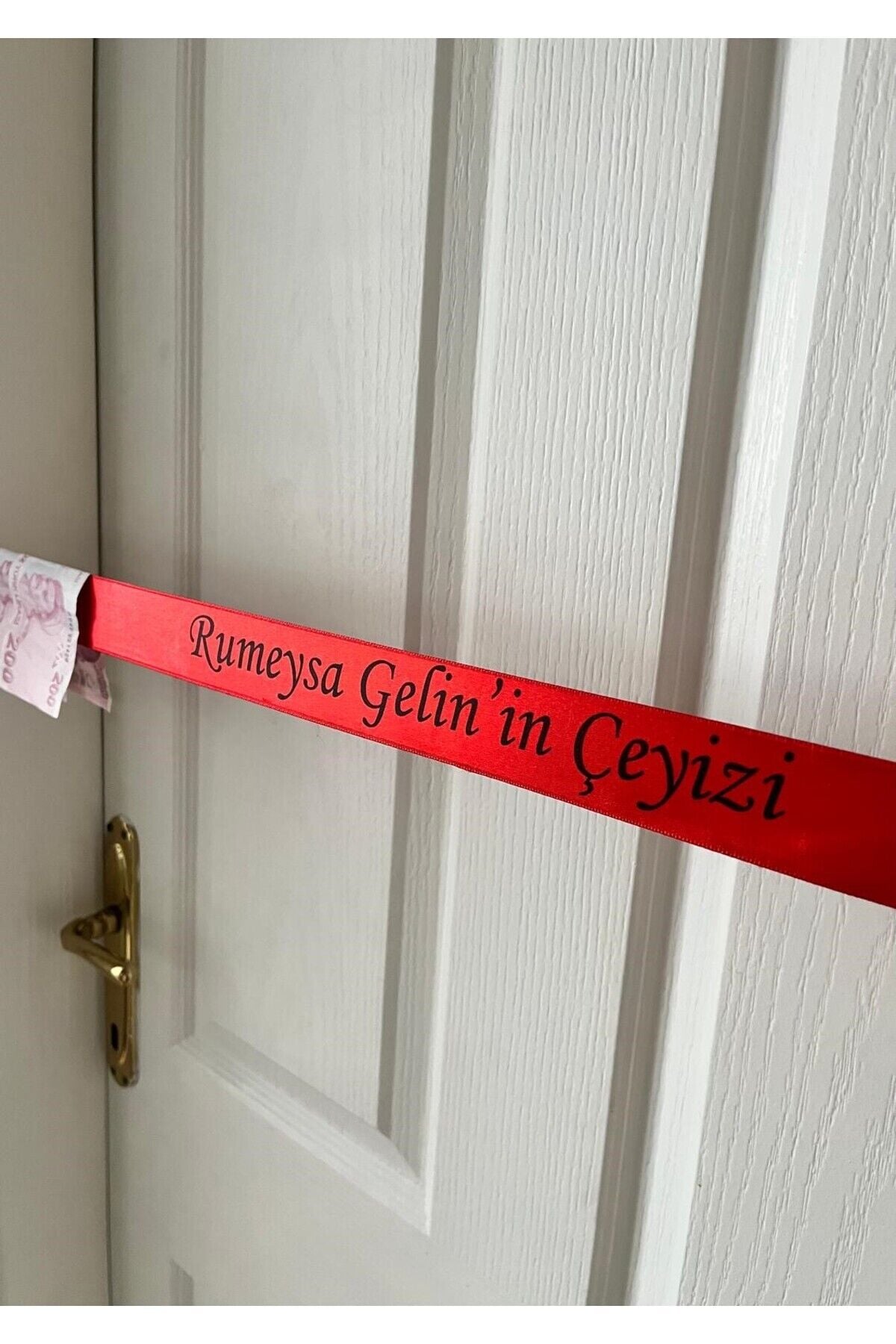 Nuksoc Kişiye Özel Gelin Çeyizi Kurdelesi