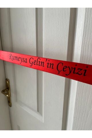Nuksoc Kişiye Özel Gelin Çeyizi Kurdelesi