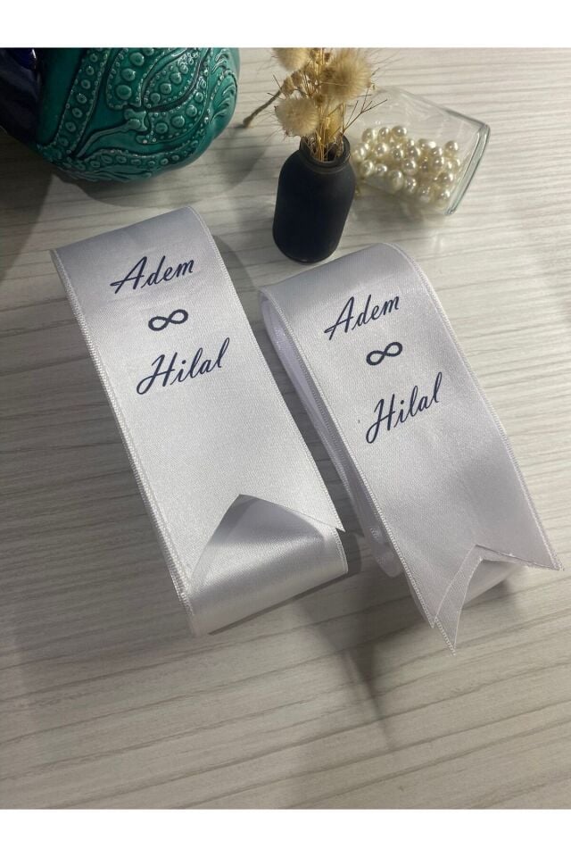 nuksoc Düğün Nişan Gelin Damat Takı Kurdelesi