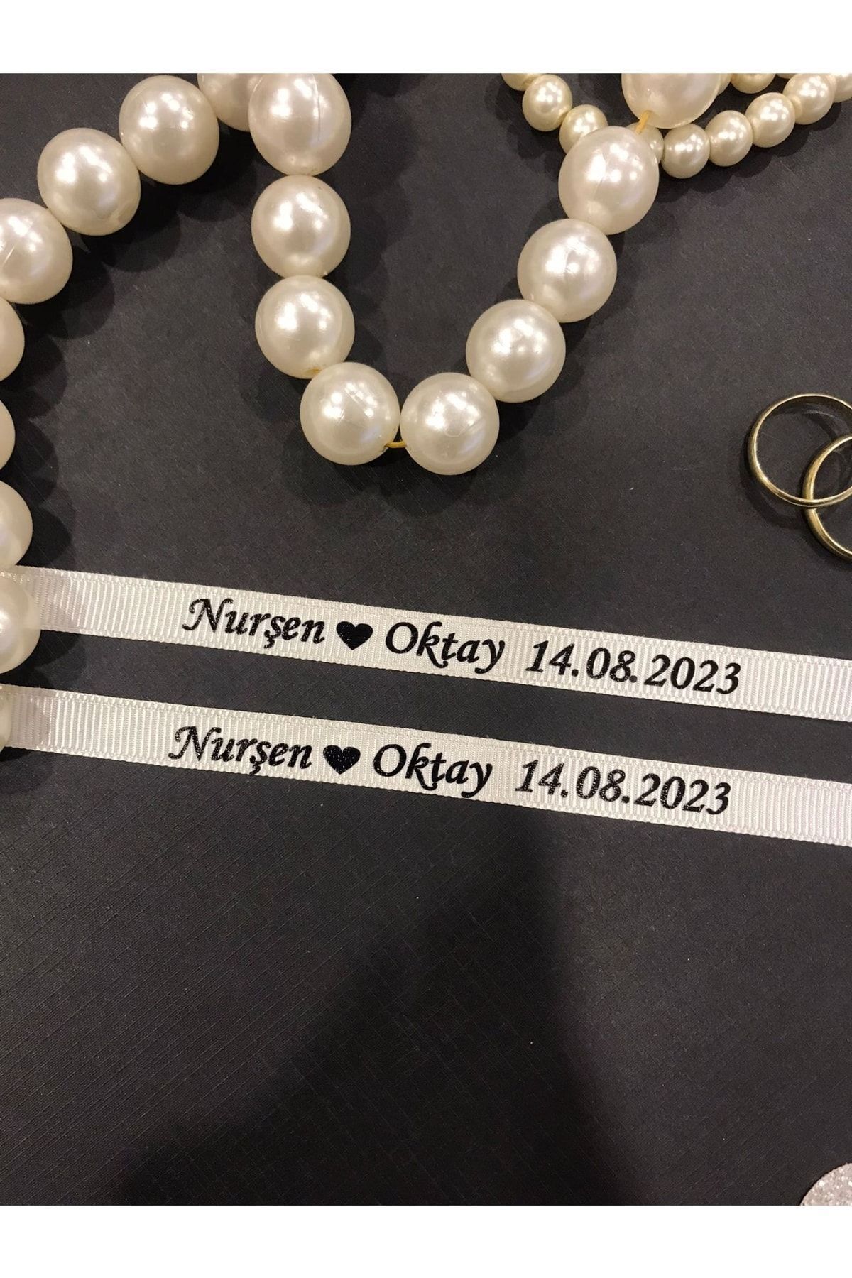 Koçak Etiket Söz & Nişan Yüzük Kurdelesi -incisiz- (K05T)