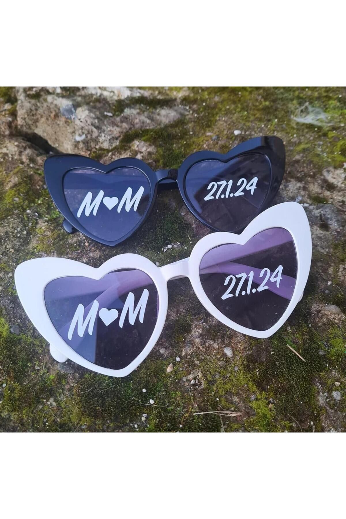 nuksoc Gözlük Camı İçin Sticker Gelin Damat Gözlüğü Gözlük Sticker GÖZLÜK DAHİL DEĞİLDİR