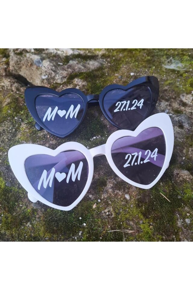nuksoc Gözlük Camı İçin Sticker Gelin Damat Gözlüğü Gözlük Sticker GÖZLÜK DAHİL DEĞİLDİR