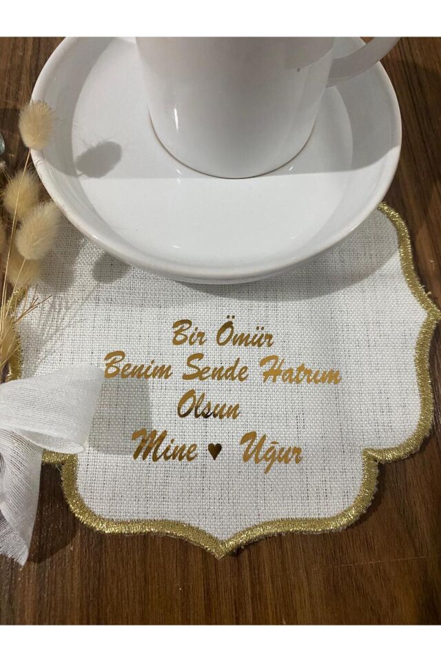 nuksoc Damat Kahvesi söz peçetesi söz nişan düğün hediyelik