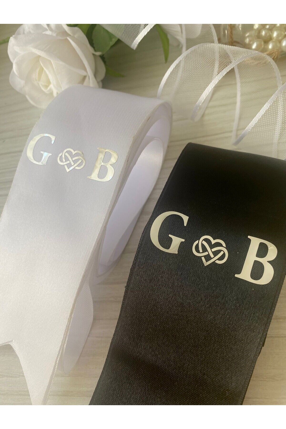 nuksoc Söz Nişan Düğün Nikah Gelin Damat Harfli Takı Kurdelesi