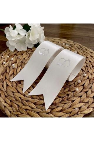 nuksoc Düğün Nişan Gelin Damat Takı Kurdelesi Nikah İsteme Kurdele
